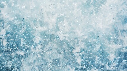A wintry landscape filled with snowy ground and cloudy skies creates a serene and freezing outdoor scene