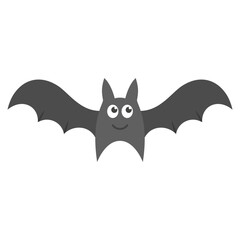 Fototapeta premium halloween bat flat illustration