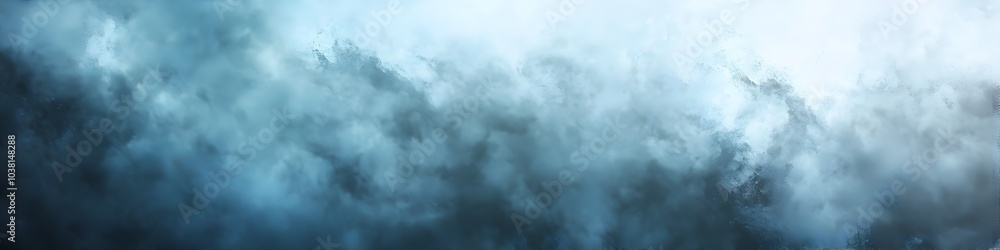 Aufkleber ethereal gradient backdrop tranquil blue and gray textured header design