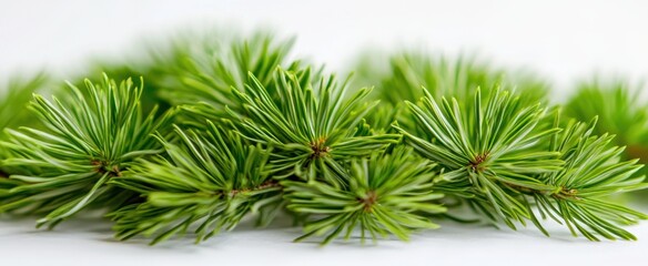The Evergreen Branches Closeup.