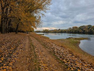 river in autumn