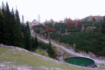 Vogel is a 1922 m high mountain in Slovenia, part of southern Julian Alps and Triglav National Park. There is a cable car from Lake Bohinj to a height of 1537 m.