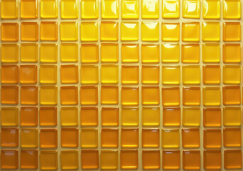 Bright mosaic tiles with gradient colors