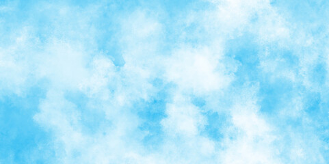 The sky blue texture clouds, blue watercolor paper texture background, Soft and cloudy blue sky Watercolor background texture, cloudy and soft sky blue blurred and grainy Blue powder explosion.