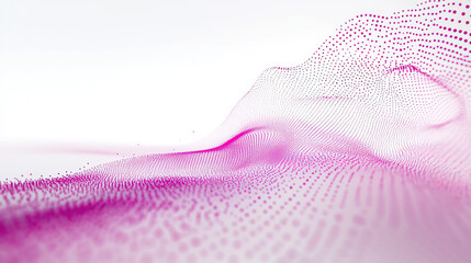 Fuchsia Pink, Pink, flowing lines, rippling shapes, swirl designs for wallpaper, banner or backdrop with minimalist, clean style for websites or presentations