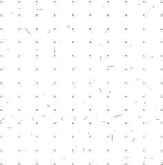 Small crosses are mixed with particles or dust specks.