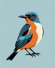 Obraz premium illustration of a bird