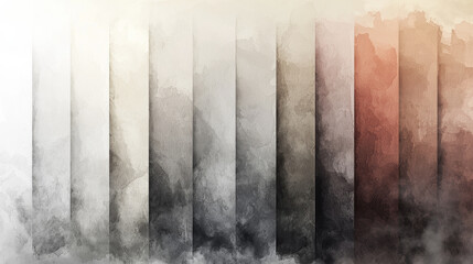 Light color ink gradient color splicing combination