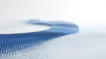 Medium Slate Blue, Blue, flowing lines, rippling shapes, swirl designs for wallpaper, banner or backdrop with minimalist, clean style for websites or presentations