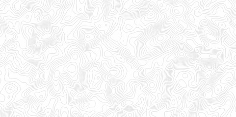 Abstract background vector. Abstract topographic contours map background. Abstract white pattern topography vector background. Black and white topography contour line map isolated on white background