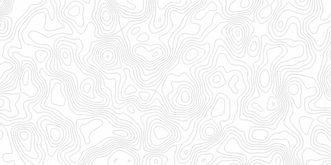 Black and white lines seamless Topographic map patterns, topography line map. Vintage outdoors style. The stylized height of the topographic map contour in lines and contours isolated on transparent.