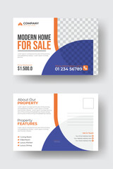 Corporate business Postcard flyer, professional business postcard design