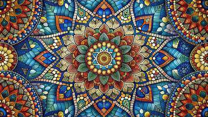 Fototapeta premium abstract mosaic tile background