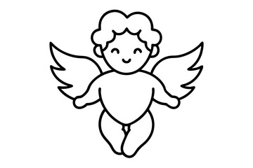 cupid angel with wings