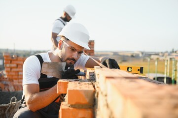 Group of workers at a construction site