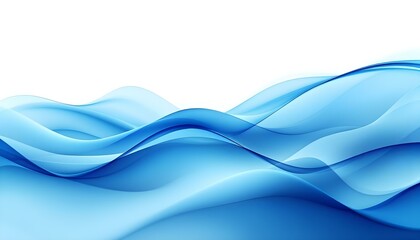 Obraz premium Abstract soft blue wave background. 3d blue background with blue lines curved wavy sparkle. Three-dimensional wave and blue background. Design visual element for background, wallpaper, banner, cover