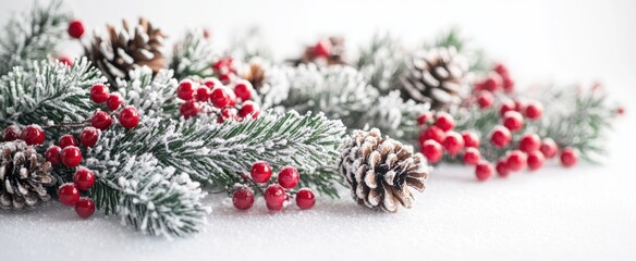 The Christmas Pinecone and Berries