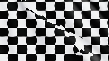 Black-and-white houndstooth pattern, seamless texture. -