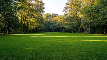 Obraz premium Lush Green Grass in a Vibrant Outdoor Landscape