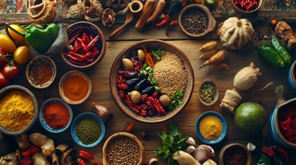 Creative Middle Eastern Cuisine with Rustic Plating