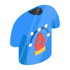 Modern design icon of shirt design 

