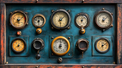 Vintage Industrial Gauges and Meters.