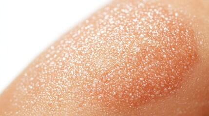 Fototapeta premium Close-up of Human Skin with Visible Pores and Texture Highlighting Natural Skin Conditions and Health