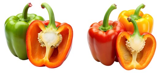 Fresh Cucumber Cut in Half