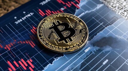 Cryptocurrency market analytics software with detailed trend graphs displayed during a national fintech expo