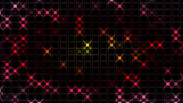 Depth Grid Box 3D Virtual Reality Space Background