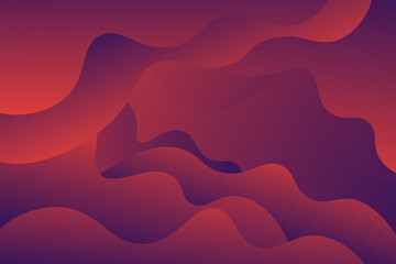 Modern dynamic orange textured background design with wavy orange color. EPS10