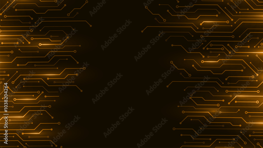 Aufkleber technology graphic background. vector illustration. vector abstract technology circuit lines. techno
