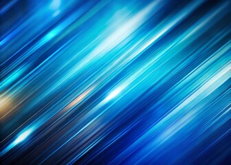 Fototapeta premium Abstract Blurry Background with Blue Diagonal Lines in Low Light Photography Creating a Dreamy Atmosphere for Modern Design and Artistic Visuals