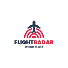 flight radar logo vector