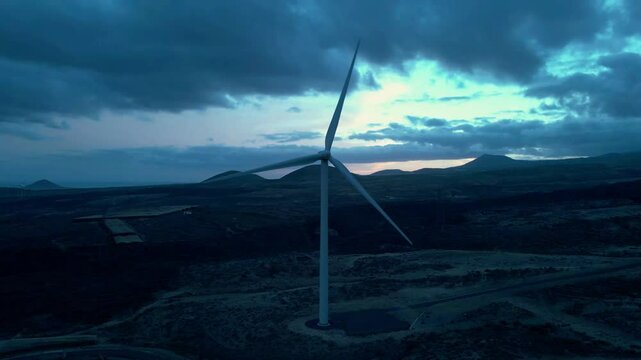 Paisajes industriales: Un recorrido a&eacute;reo por un parque e&oacute;lico