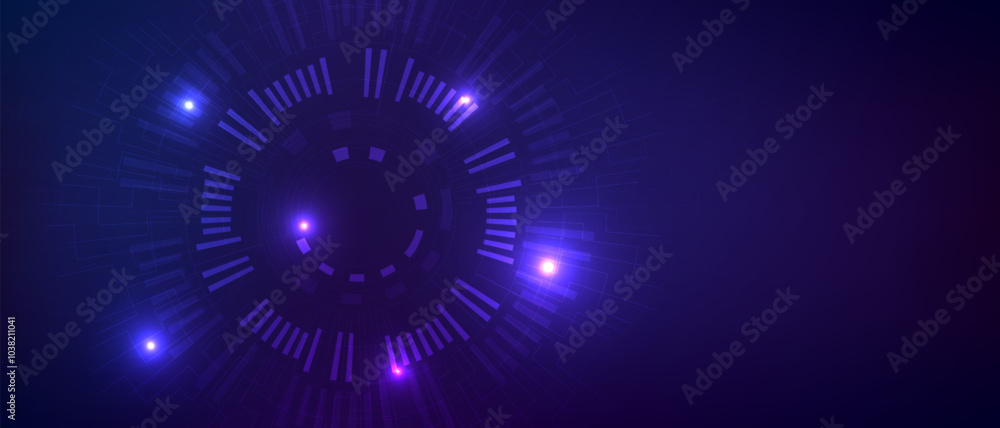 Poster futuristic technology abstract background. abstract futuristic curve digital line design.modern futu