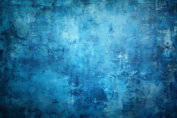 Obraz premium Blue Grunge Background - Textured Dark Blue Surface, Vintage Aesthetic, Abstract Background, Artistic Wall Texture, Distressed Design, Stylish Backdrop, Creative Surface, Wall Art