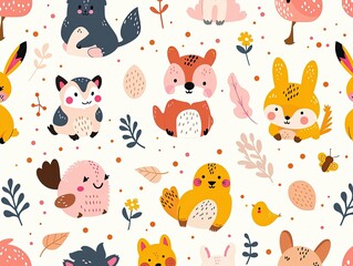 Abstract seamless pattern