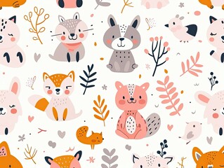 Abstract seamless pattern