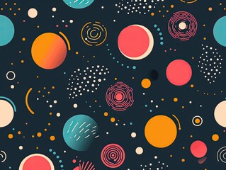 Abstract seamless pattern