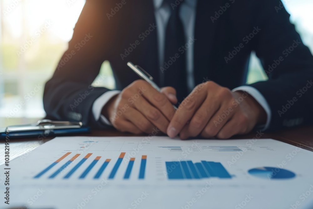 Poster analyzing business metrics the impact of data visualization on decision making