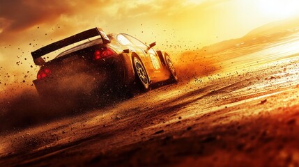 Competitive circuit rally car championship, where drivers and teams vie for the top position in a fast-paced and technical race. The circuit provides a thrilling backdrop for high-stakes racing