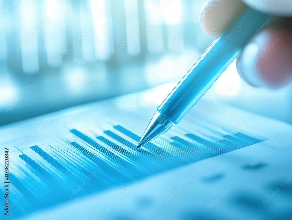 Poster analyzing data trends the role of visual representation in business analytics