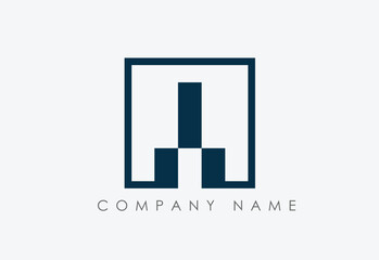 Marketing and financial business logo accounting design concept
