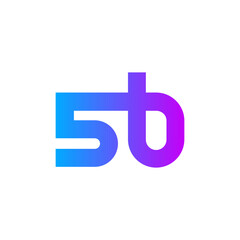 50 year anniversary logo vector eps