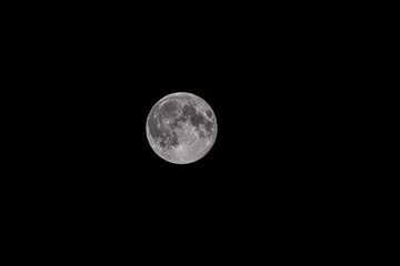 full moon rising