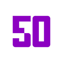 50 year anniversary logo vector eps