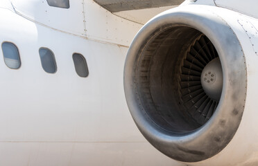 Aircraft plane jet engine propeller, aviation industry