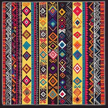 Lenca** Pattern - A fabric pattern used in the traditional textiles
