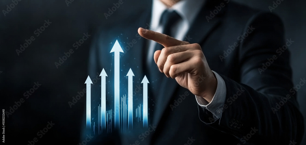 Poster harnessing the power of growth strategies for achieving success in business through data-driven insi